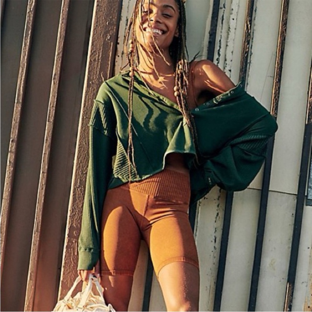 FP Movement Green Knit Jacket